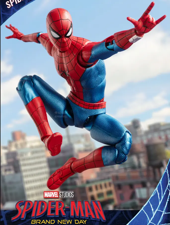 Marvel Officially Authorized ZD Toys Spider-Man: Brand New Day 7-Inch Collectible Action Figure Set, Ideal Teenage Boy Gifts for Action Figures Enthusiasts