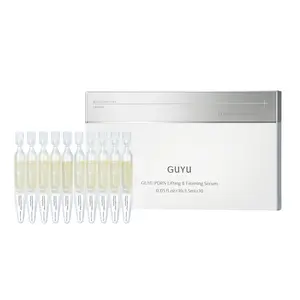 GUYU PDRN Lifting & Firming Serum - 10 tubes*1.5ml, salmon DNA, Hyaluronic Acid, Ceramide, Centella Asiatica Extract, Ectoin, Skin Repair, Boost Collagen, Smooth Finelines, Reduce Redness, Pore Refinement, Skin Texture Improvement, Gentle for sensitveskin