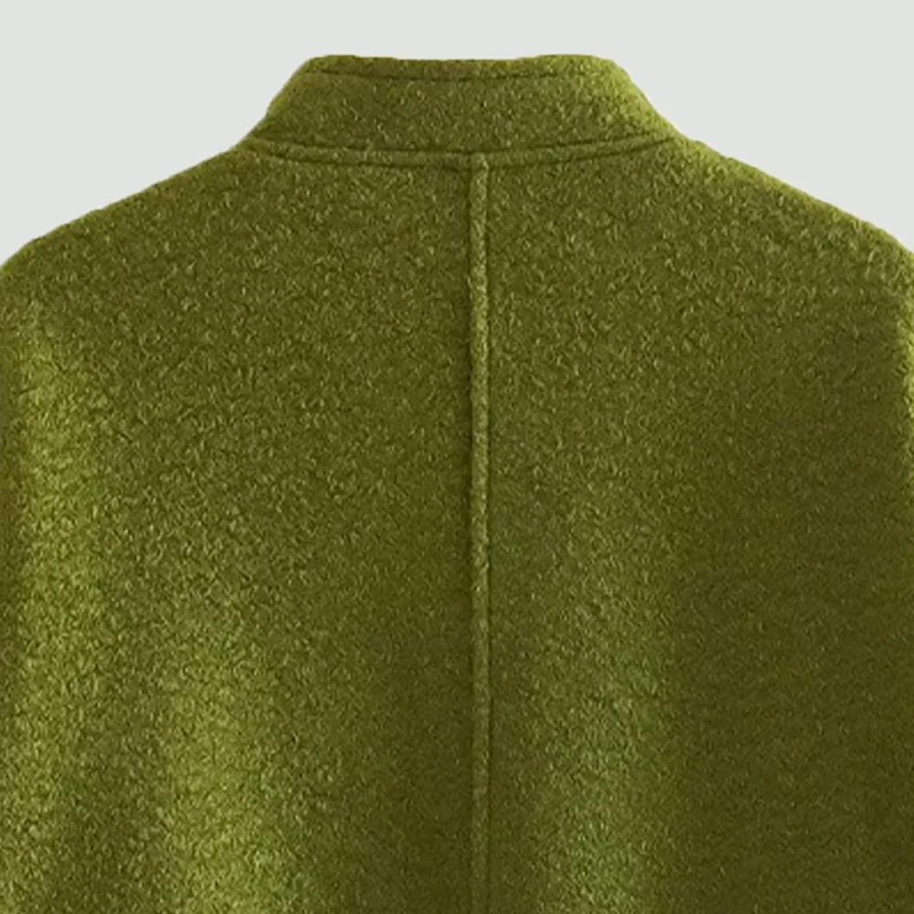 Women Fashion With Pockets Oversized Bomber Jacket Coat Vintage Long Sleeve Snap Button Female Outerwear Chic Tops allie faith tube top outfit tana halter top taraswrld halter top babydoll top Oversize Plaid Shacket Button-Down Women's Leather Flannel