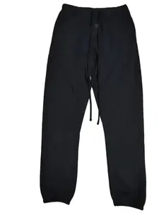 Men's Sweatpants Black Color Joggers Oversized Fit CuffedDesign Athletic Casua Lounge Pants with Pockets, SoftFleece Home Pants with Drawstring