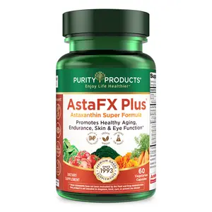 AstaFX Plus - Astaxanthin Super Formula - 30 Day Supply from Supports Endurance - Promotes Healthy Skin - Supports Visual Health - Up to 6,000 Times More Powerful Than Vitamin C