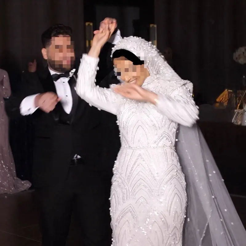 Luxury Bridal / Royal Pearl Dress  Elegant Design - TikTok Shop