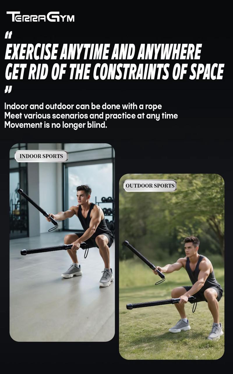 TerraGym Unisex Wireless Resistance Band Trainer Ideal for HIIT workouts, these weighted resistance bands provide full-body training. The perfect home fitness equipment for enthusiasts, featuring silent operation to avoid disturbing others.