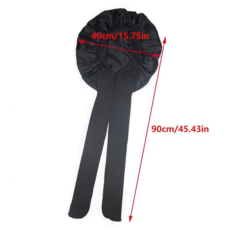 Premium Non-Slip Satin Hair Bonnet Double Layer Satin Soft Band with Silky Smooth Surface & Adjustable Sateen Tie Band for Secure Fit Unisex Wigcap Haircare - Elastic Premium Non-Slip Satin Hair Bonnet Double Layer Satin Soft Band with Silky Smooth Surface & Adjustable Sateen Tie Band for Secure Fit Unisex Wigcap Haircare - Elastic