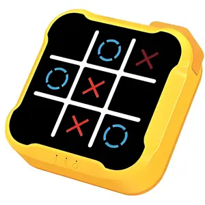 Electronic Tic Tac Toe game,Portable console against ai robots,Handheld game console, educational toys for Family Party & Entertainment Gaming Stuff Digital