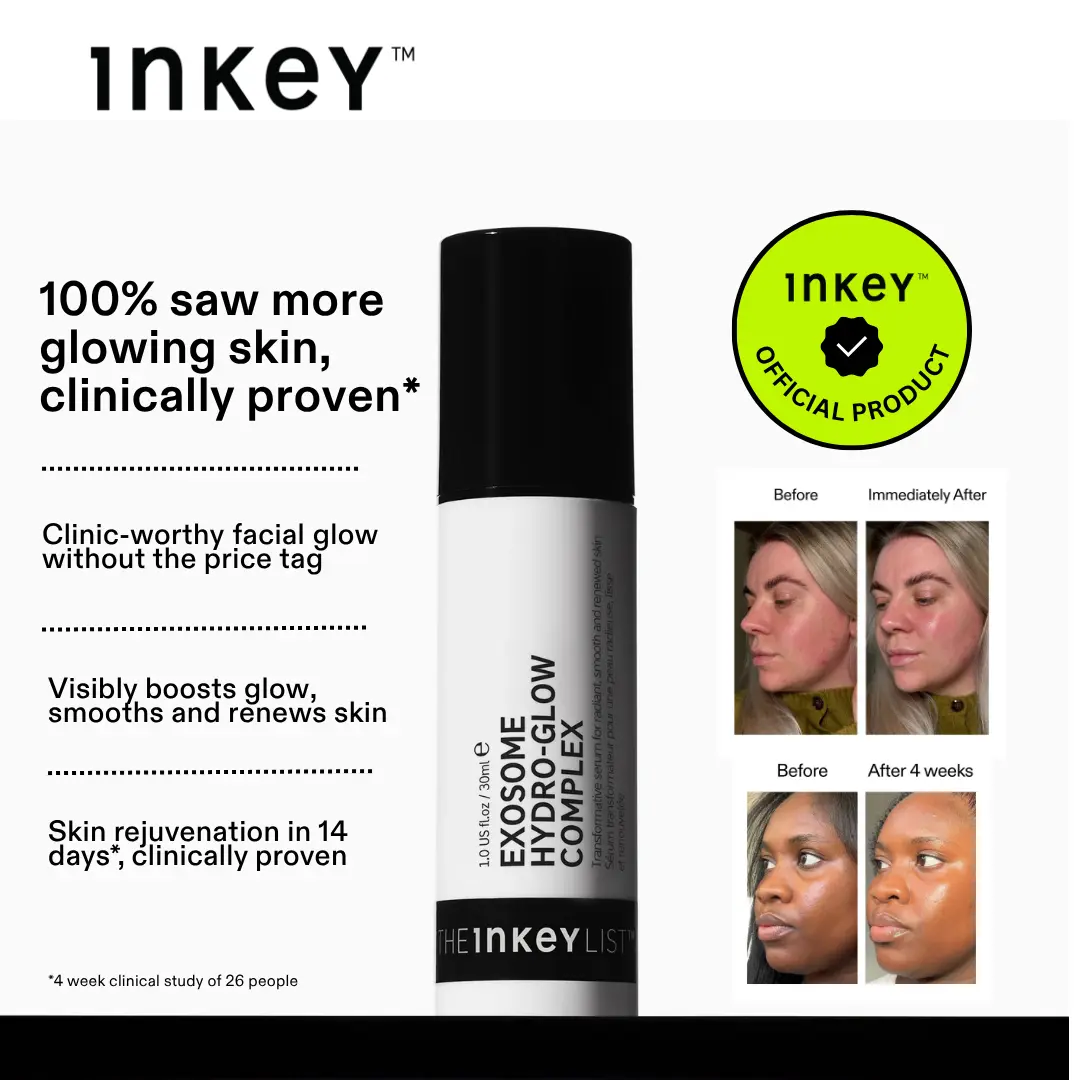 [The INKEY List] Exosome Hydro-Glow Complex - 30ml Collagen Boosting Serum for Radiant Skin in 14 Days