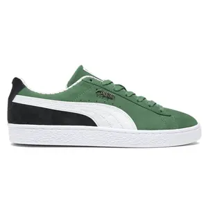 PUMA Mens Suede Pinstripe Sports Club Lace Up Sneakers Shoes Casual - Green