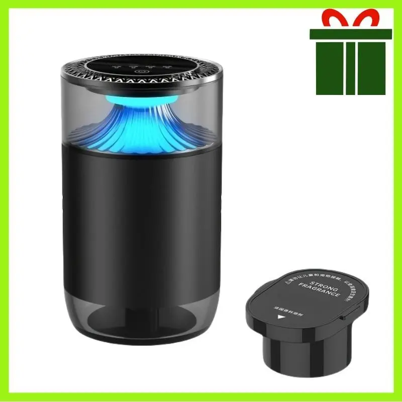 1set USB-C Rechargeable Smart Car Diffuser Fragrance - Car Interior Accessory with 4 Intelligent Spray Modes, 1600 Sprays, Auto On/Off, Refillable Tank, Ambient Lighting