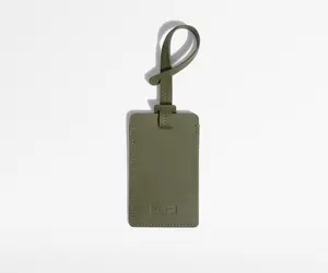 The Luggage Tag in Olive Green