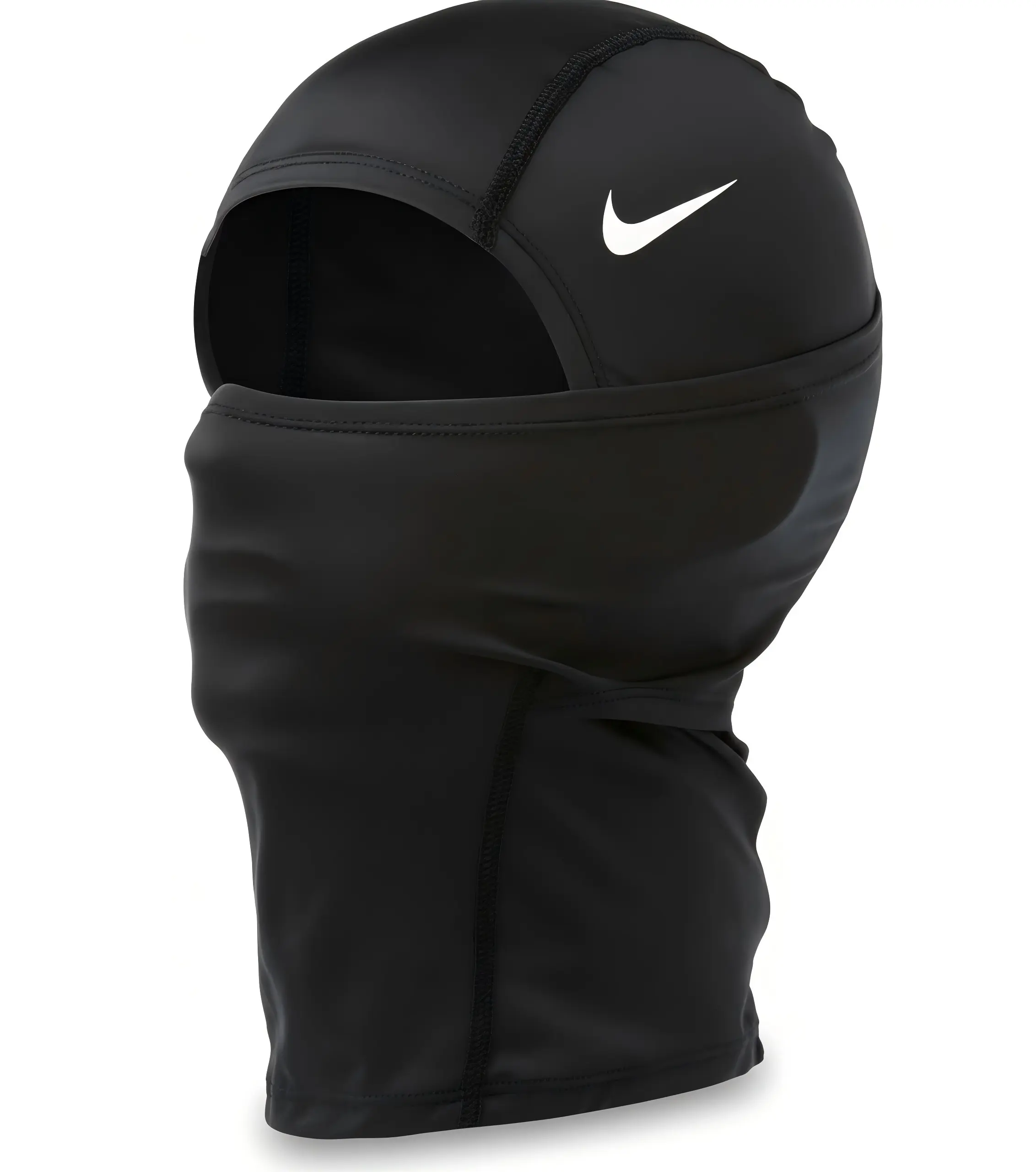 Nike Pro Therma-FIT Hood Balaclava - Full Face Cover for Cold Weather Training, Running & Outdoor Sports, Black, 1 Size