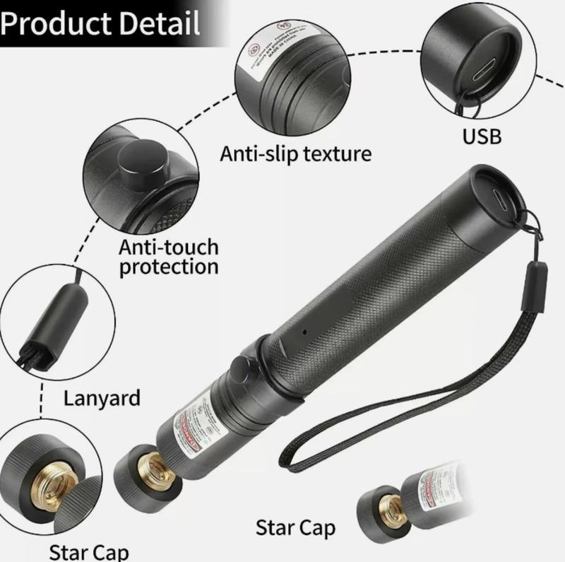 [Already have 10K favorites]Rechargeable Green Laser Pointer/ Line Light Flashlight Long Distance Range for TV/LED/LCD Screens  Flashlights Presentation, Laser Pointer Cat Toy，Office / Outdoors / Astronomic / Construction SummerVibes petlovers