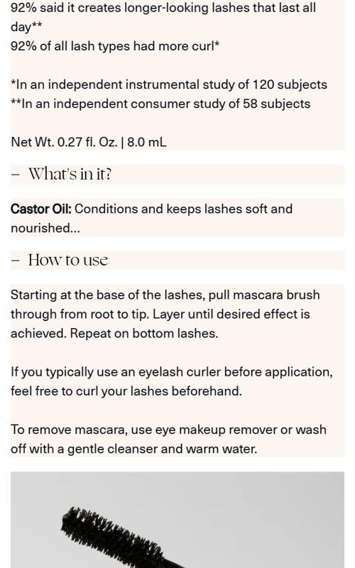 Perfect Strokes Universal Volumizing Mascara Mini