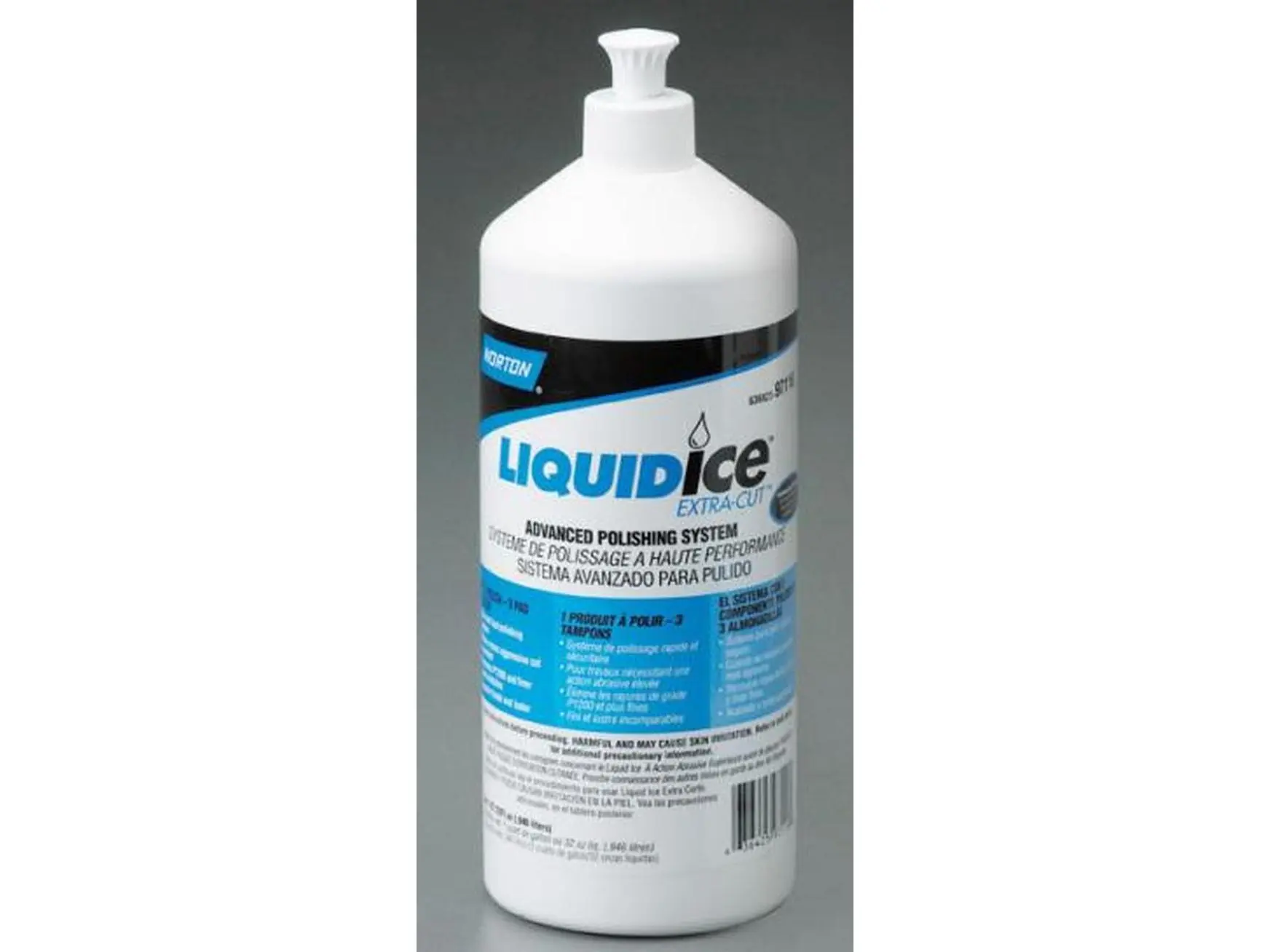 Norton NR97116 Liquid Ice Extra Cut Polish - Quart Cut & Polish Compound, Aggressive Cutting for All Paint Finishes, Easy Cleanup, Polishing Compound