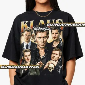 Klaus Mikaelson Vintage T-Shirt Gift For Woman and Man Unisex T-Shirt TVD Shirt Gift Soft Cotton Unisex Fit