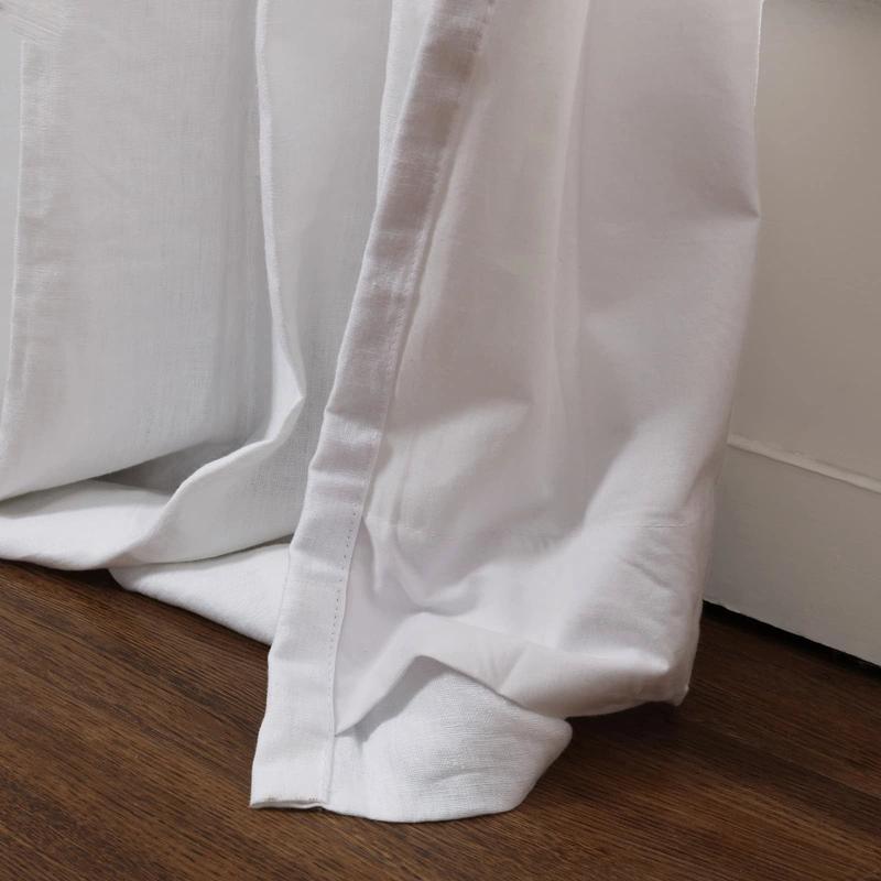 TWOPAGES Patti Belgian Linen Curtain Fabric Swatch Booklet 100% Soft Durable Material 248 gsm Heavyweight Solid Colors for Indoor Outdoor Use