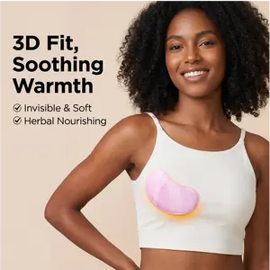 Self-Heating Adhesive Bra Pads, Botanical Steam Warming Comfort Patches for Gentle Warmth & Daily Relaxation (5 Pairs)