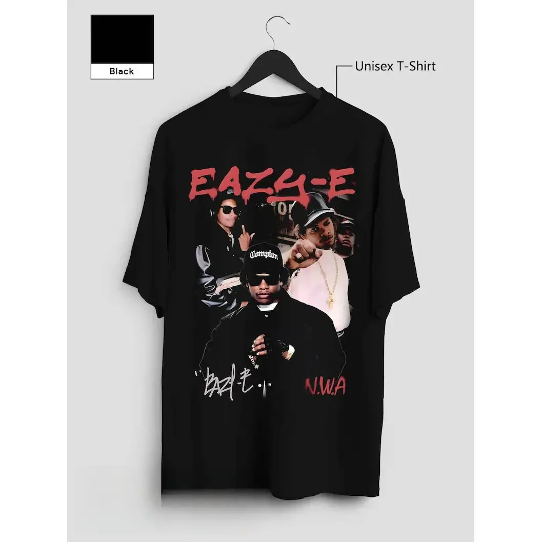 Eazy-E T-Shirt: 90s Retro Rap Hip Hop Music Fan Merch Shirt, Eazy E Sweatshirts