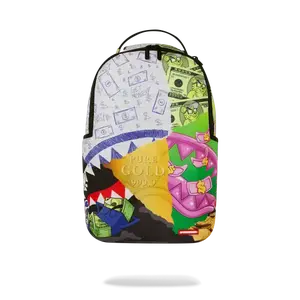 Sprayground Mean Money Collage DLXR Backpack