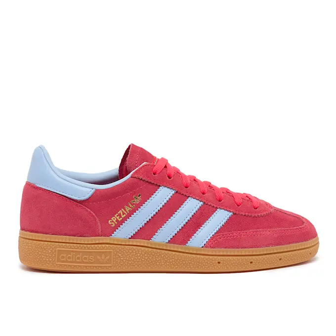 Adidas Handball Spezial Lucid Red Glow Blue Gum JR3607 Women's Fashion Sneaker New