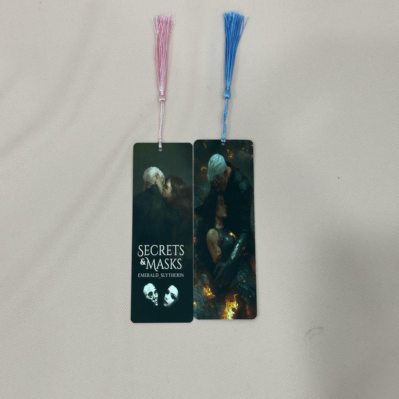 Secrets and Masks by Emerald_Slytherin Complete 2-Volume Hardcover Set - Deluxe Collector’s Edition with Metal Corners & Free Bookmarks - Dark Romance Fanfiction