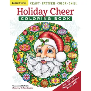 Holiday Cheer Coloring Book: Craft, Pattern, Color, Chill (Design Originals) 40 Fun Christmas Art Activities from Thaneeya McArdle: Snowmen, Elves, and More on Extra-Thick Paper Paperback – Coloring Book, September 25, 2018