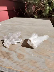 Natural raw Clear Quartz cluster