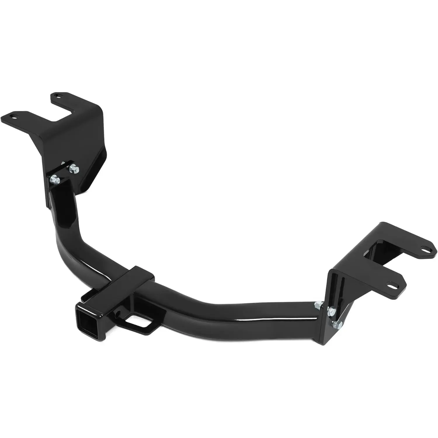 Class 3 Trailer Hitch 2" Receiver Compatible with 2019-2024 GMC Sierra 1500 Chevy Chevrolet Silverado 1500 Black Towing Hitch