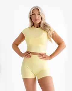 SoftSculpt[Lift] V-Seam Contour Short | Lemon Drop Yellow