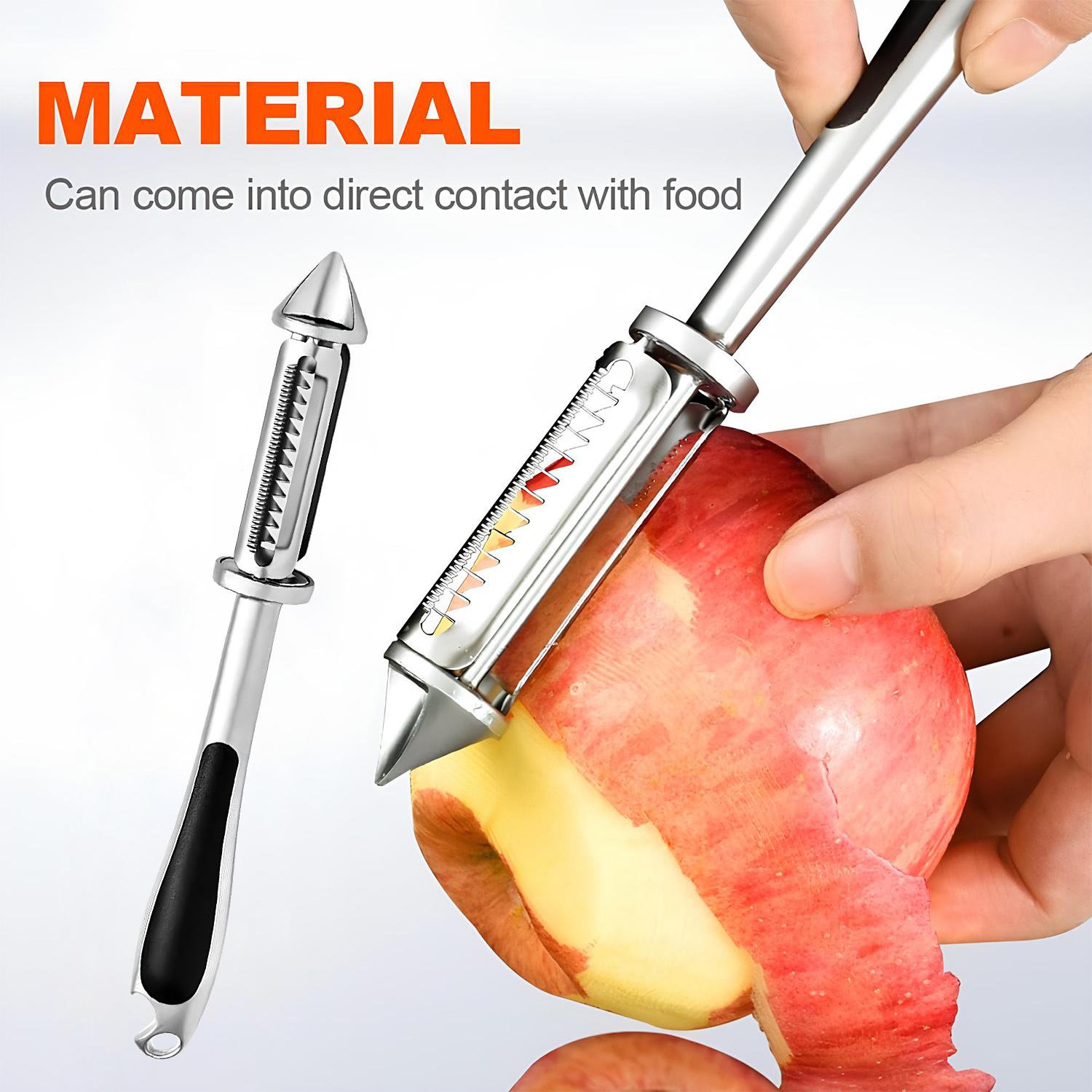 Vegetable Peeler, Stainless Steel 2 in 1 Vegetable Peeler, Built-in Bottle Opener, Built-in Bottle Opener, Ideal for Apples, Potatoes, Pumpkins, Papayas & Zucchinis Vegetable Peeler, Stainless Steel 2 in 1 Vegetable Peeler, Built-in Bottle Opener, Built-in Bottle Opener, Ideal for Apples, Potatoes, Pumpkins, Papayas & Zucchinis