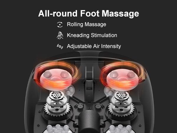 Foot Massager Machine with Heat, Gifts for Women Men, Deep Kneading Massage, Multi-Level Settings for Home, Office Use Relaxing Comfort Foot Massager Machine with Heat, Gifts for Women Men, Deep Kneading Massage, Multi-Level Settings for Home, Office Use Relaxing Comfort