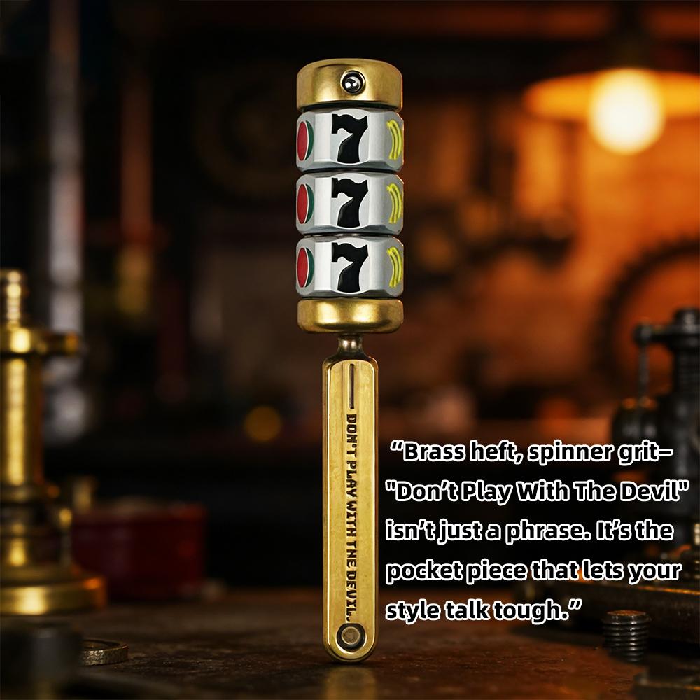 JAJOIITOY New EDC Lucky Stress-relief Finger Spinner,Gift for Friends,Metal Fidget Toy, Party Gift.