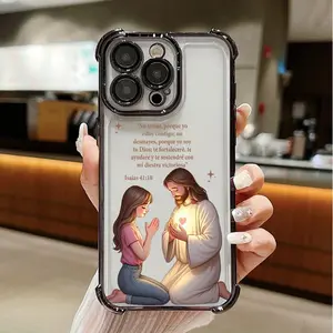 Faith Plan Isaiah Scripture Pattern Phone Case for iPhone 17 Pro Max 16 15 Plus Air 14 13 12 11 Four Corners Air Cushion Anti-drop Silicone Shockproof Phone Case For iPhone 17 16 15 14 13 12 11 PRO PLUS MAX Phone Case #YGSJDYS110