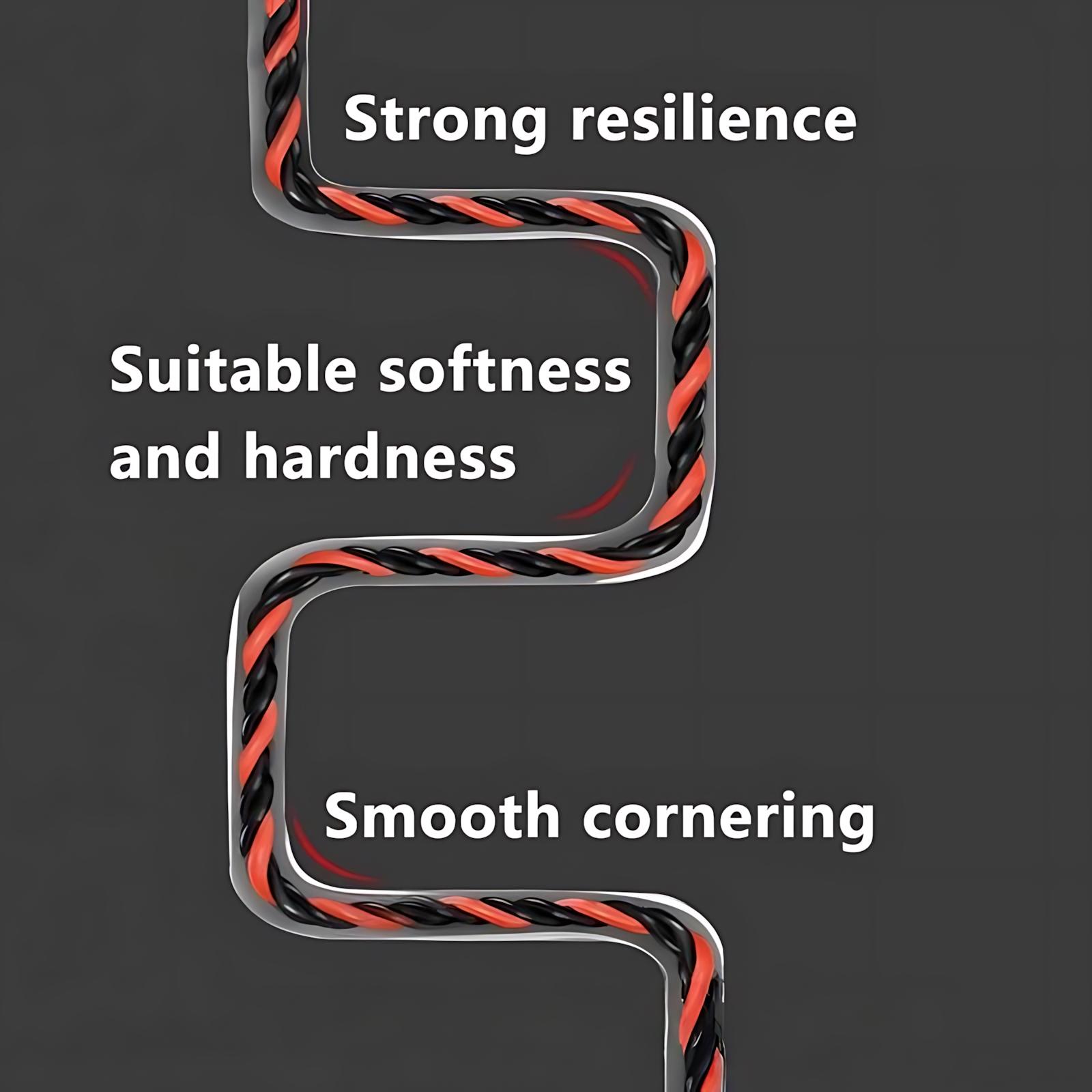 Flexible Wire Cable Pulling Kit, 1 Set Electrician Wire Fishing & Pulling Tool for Cable Installation, Smooth Bending for Various Pipe Types, Easy Use