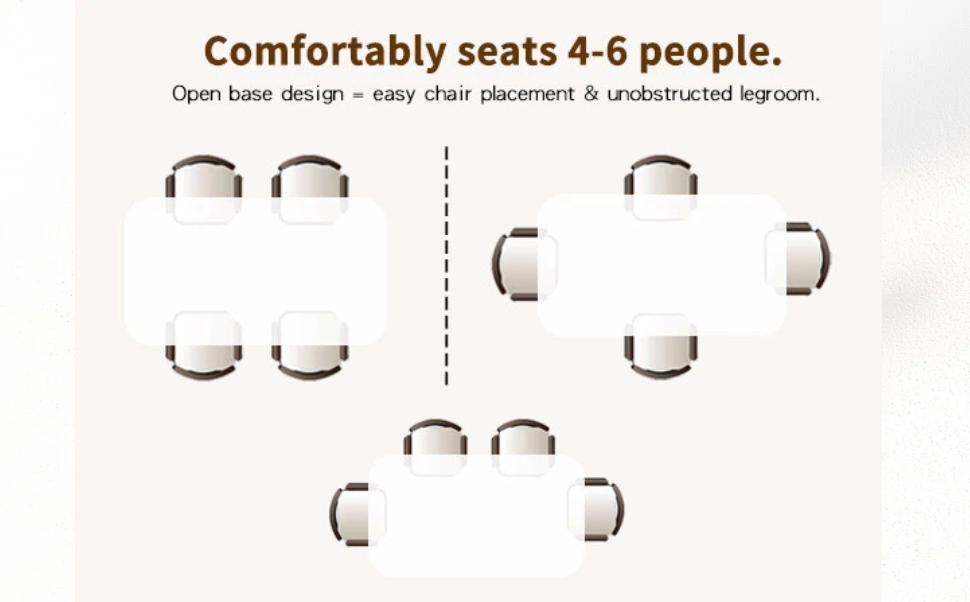 47.24" Rectangular Glass Dining Table with Metal Legs - Modern Kitchen & Dining Room Table, Stylish Durable Design Interior，Golden