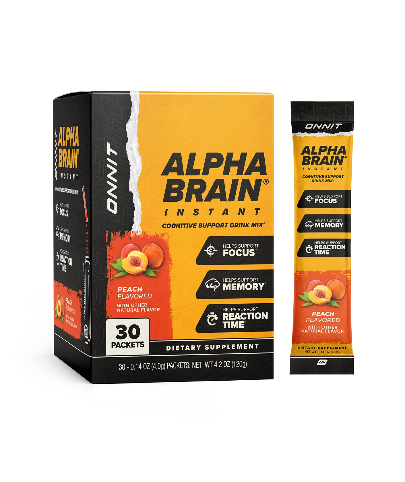 Alpha BRAIN® Instant - Peach (30 ct)
