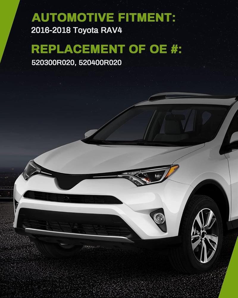 YITAMOTOR Fog Lights Compatible with 2016-2018 RAV4 Fog Light Replacement,with 12V 55W H11 Bulbs,Wiring Harness and Switch