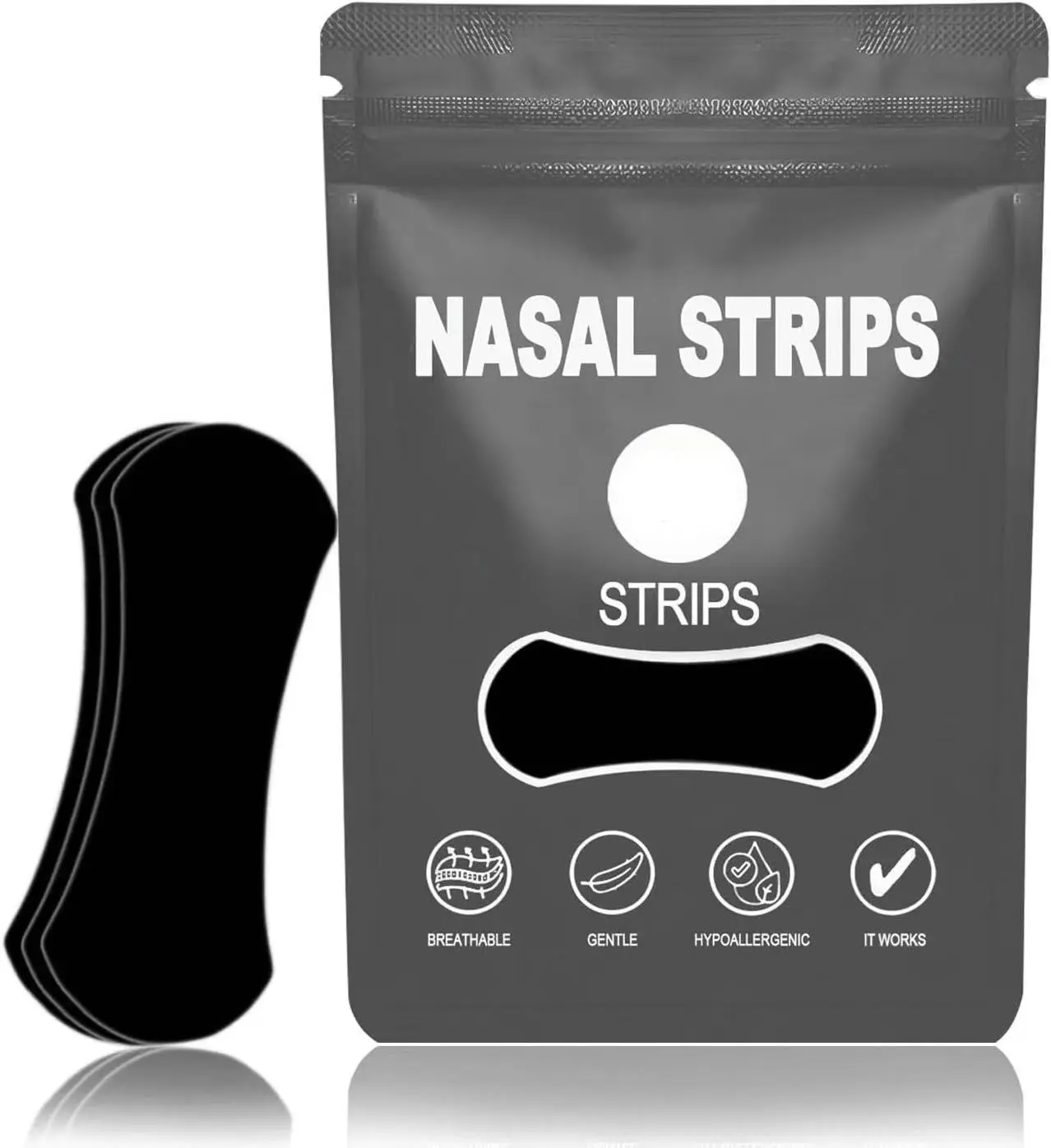 Anti Snore Nasal Strips for Men & Women – Nose Strips for Better Breathing, Clear Airways & Sleep Support | Strong Adhesive Sweat Resistant