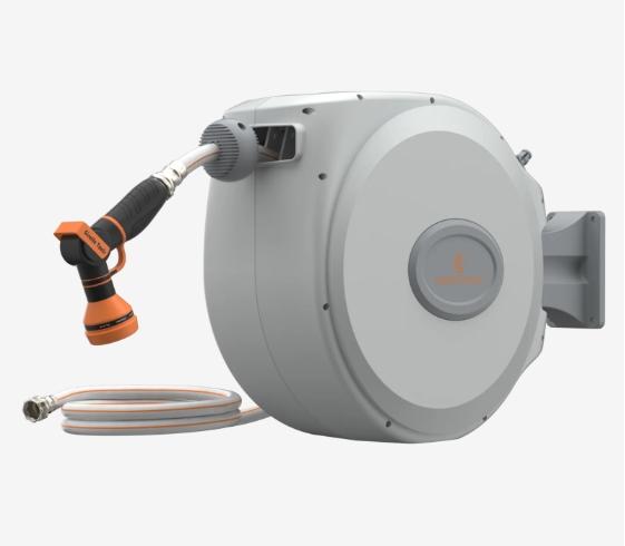 65ft Garden Retractable Hose Reel 5/8in by Giraffe Tools 65ft Garden Retractable Hose Reel 5/8in by Giraffe Tools