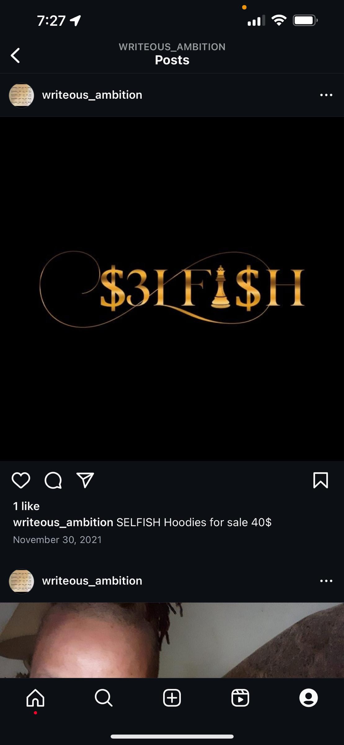 Selfish Dreams Hoodie bubble hood