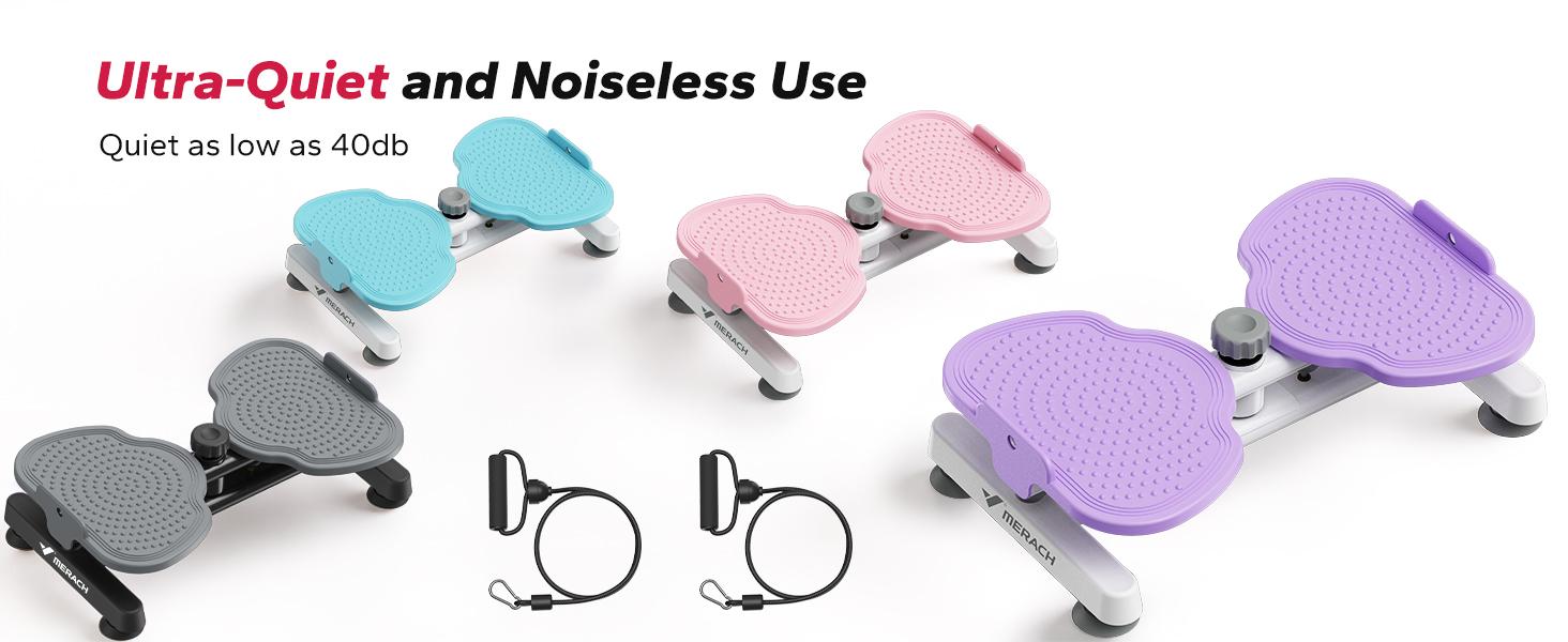 Merach Waist Twister Machine Ab Board for Women Core Workout Equipment Portable Waist Toner for Aerobic Exercise Home Gym Cardio with Resistance Bands Abdominal Muscle Trainer Abdominal Shaper