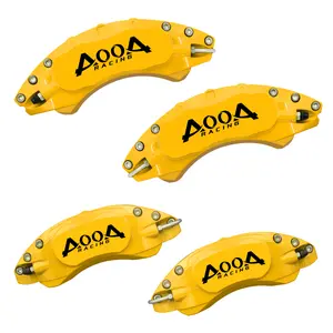 AOOA Racing Brake Caliper Covers Fit for Honda Civic and Insight Front and Rear Caliper Paingting in Different Color (set of 4)