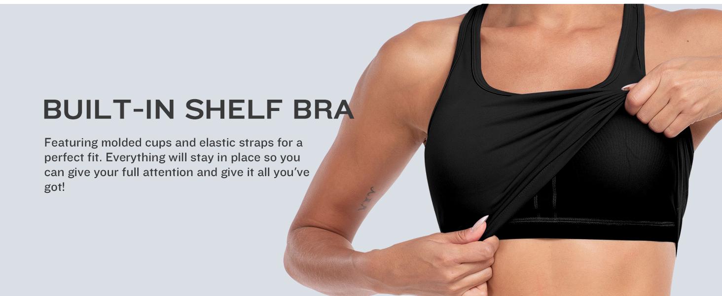 【Free 3-Day Shipping】2026 New 2-Piece Workout Set - Racerback Longline Sports Bra High Impact + Tummy Control Biker Shorts with 1 Waist Hidden Pocket & 2 Side Pockets – Women’s Yoga Out Activewear for Gym Running Training