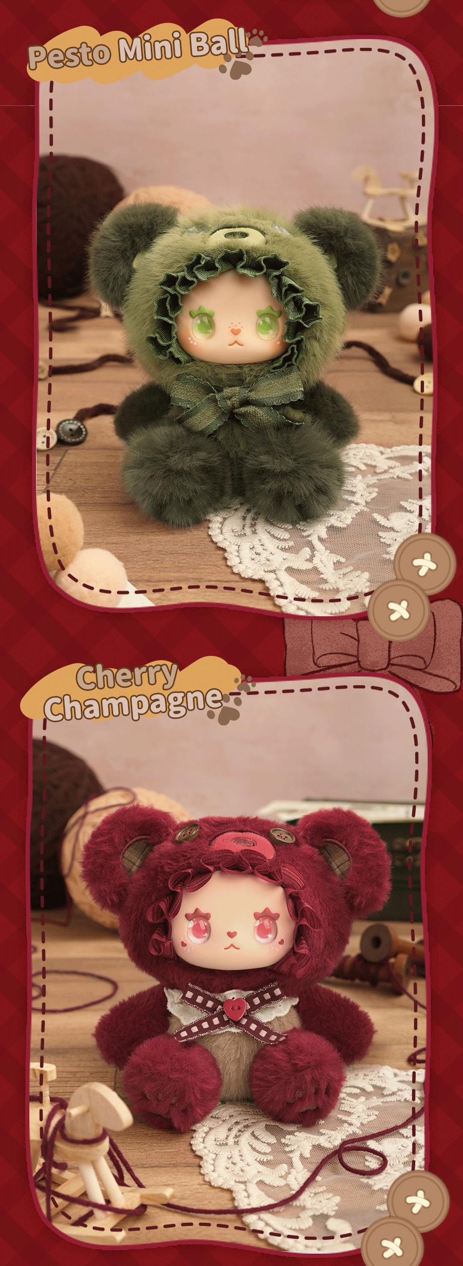 Lucky Emma Bear Buddies Union Blind Box Bag Charm, Cute Bear Keychain For Gifts