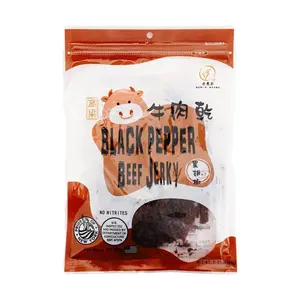 Old Farm Kinmen Kaoliang Beef Jerky - Black Pepper Flavor 80g | Taiwanese Snack, Premium Beef Jerky, Savory & Spicy