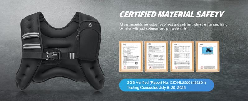 【JumpstartSale】ZELUS Weighted Vests,6/8/12/16/20/25/30lbs weight vest with Detachable Phone Pouch&Reflective Stripes&Adjustable Straps| Exercise Equipment & Workout Enhancer for Motivational Walking, Strength Training, Running, Rucking