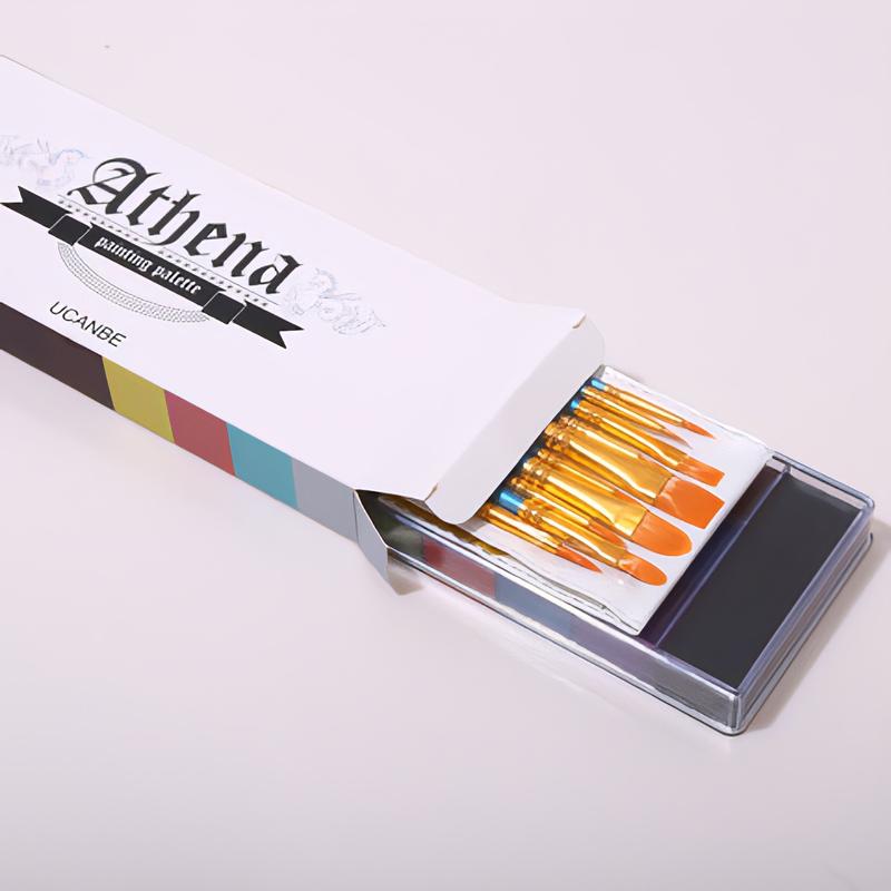 UCANBE Athena Face and Body Oil Paint Palette, Professional and Safe Non-Toxic Tattoo Halloween Special Effects Party Makeup Kit for Kids and Adults Products