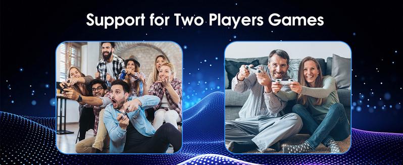 40000+ Classic Games 2026 All-New M15 Retro Gaming Stick Pro 128GB 4K Game Console 23 Emulators Dual 2.4G Wireless Controllers Plug and Play Portable for TV Monitor Projector