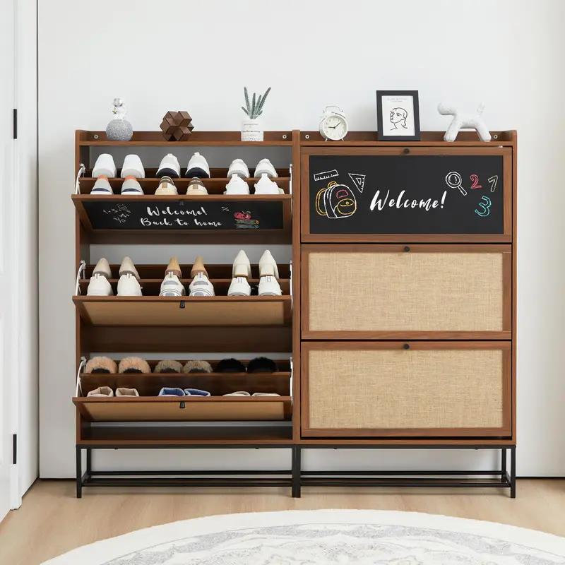Giratree Shoe Cabinet with Flip Drawers