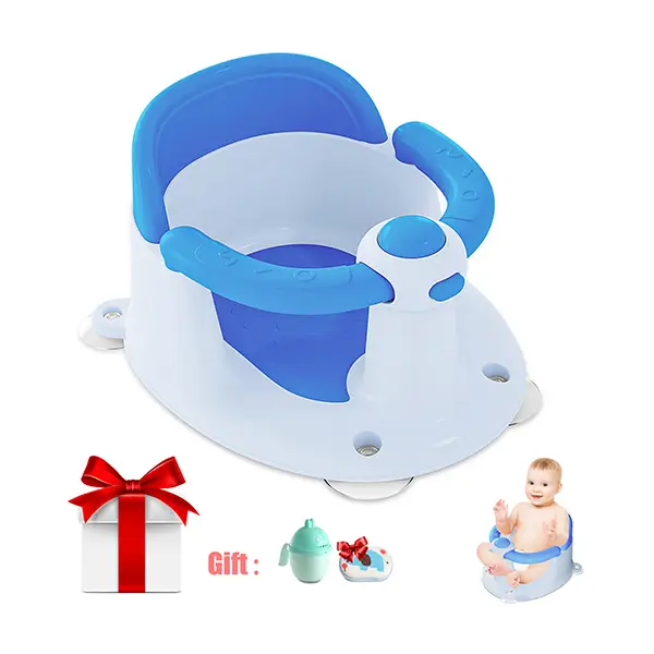 Baby Bath Seat for Babies 6 Months & Up, Bath Seats for Babies Sitting Up, Non-Slip,Open Design,  Compact Toddler Bath Seat.