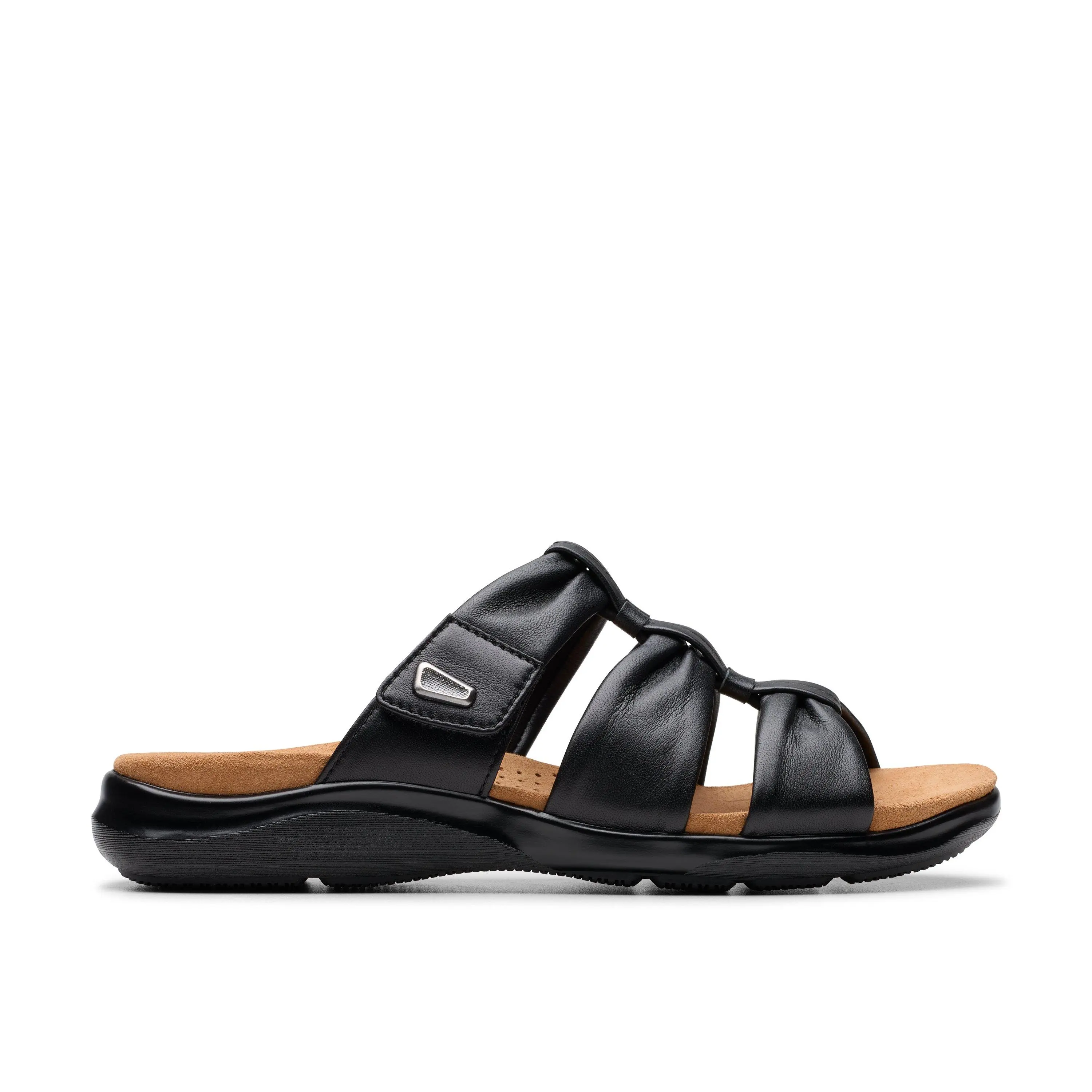 Clarks Womens Kitly Slide Flat Sandals